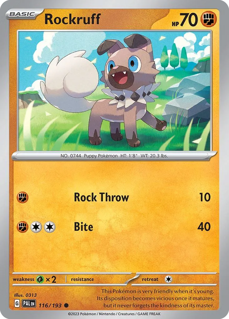 Rockruff - Paldea Evolved