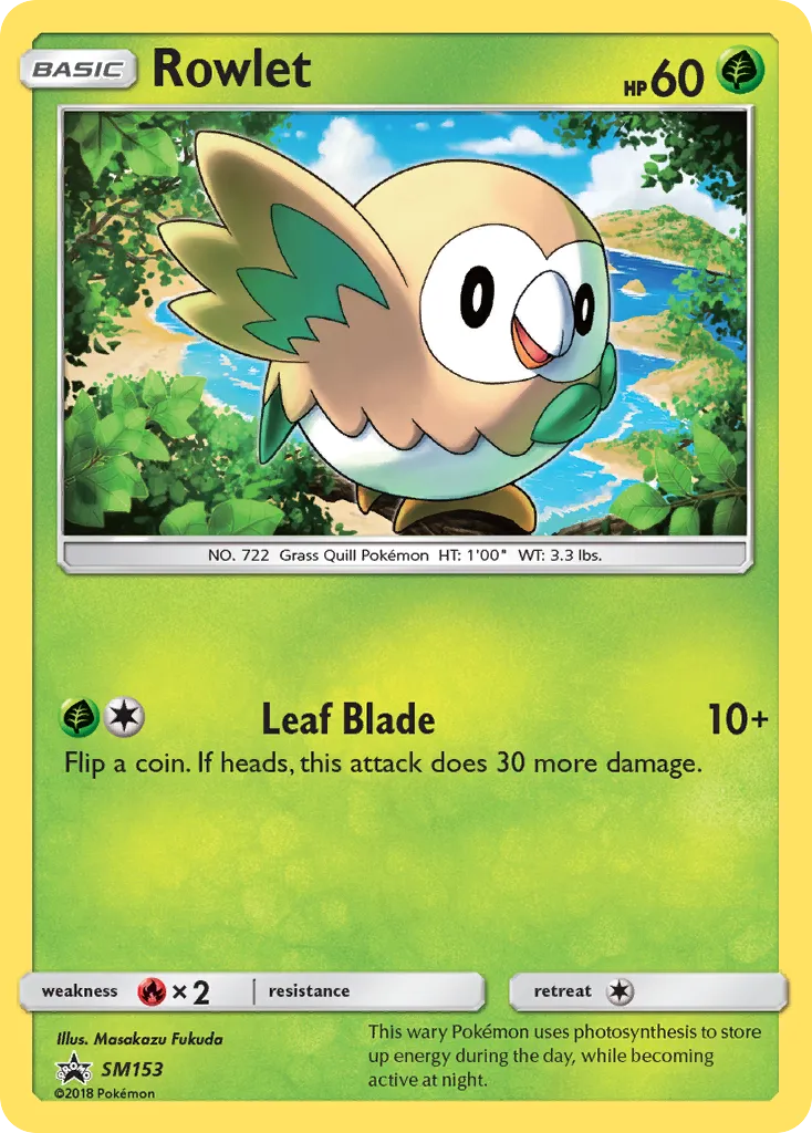Rowlet - SM Black Star Promos