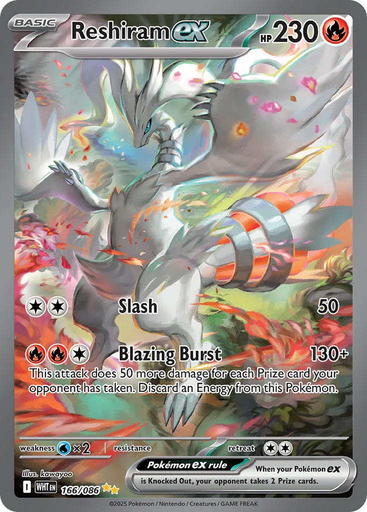 Reshiram ex - White Flare