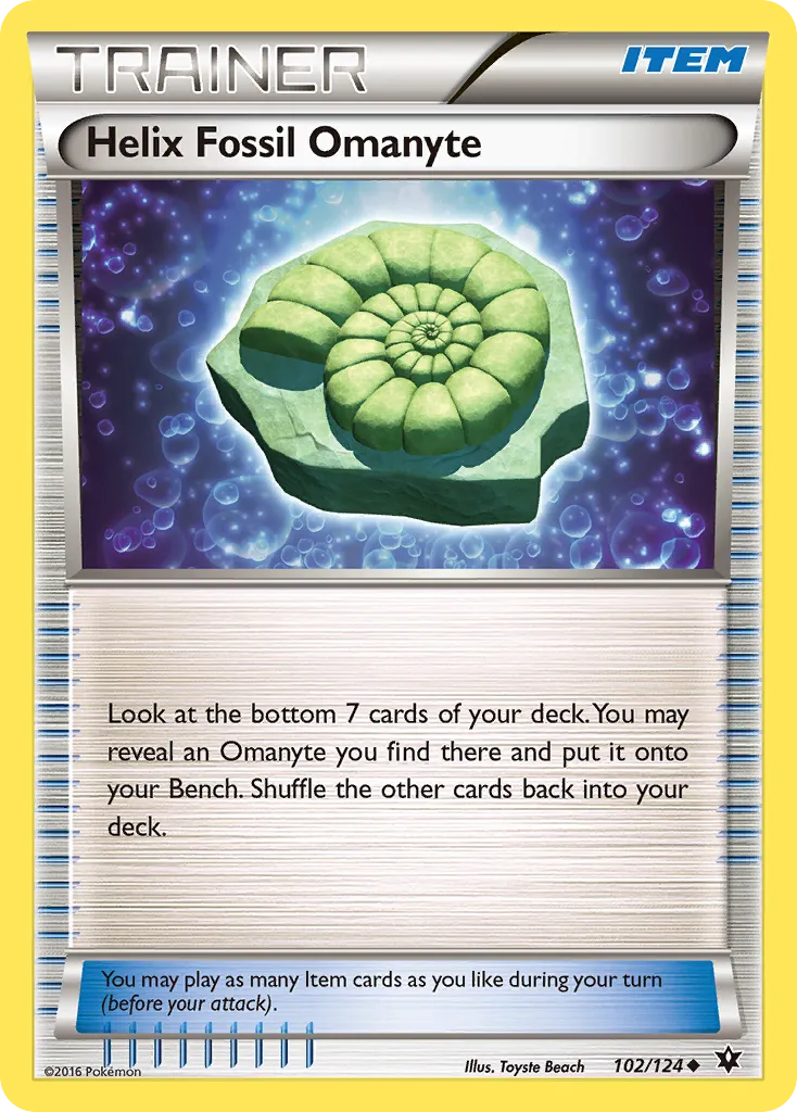 Helix Fossil Omanyte - Fates Collide