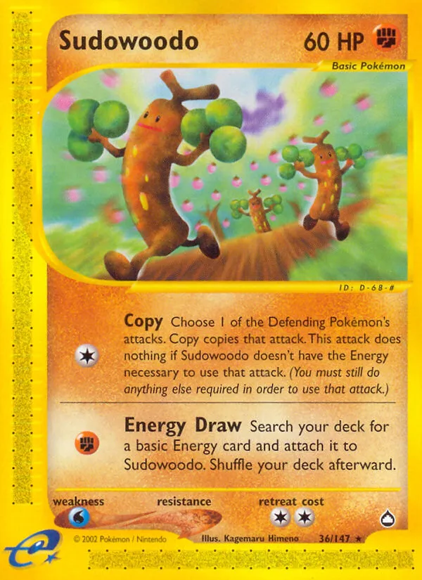 Sudowoodo - Aquapolis