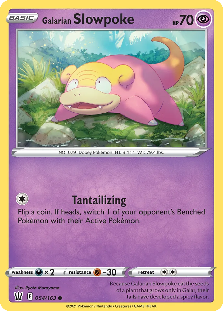 Galarian Slowpoke - Battle Styles
