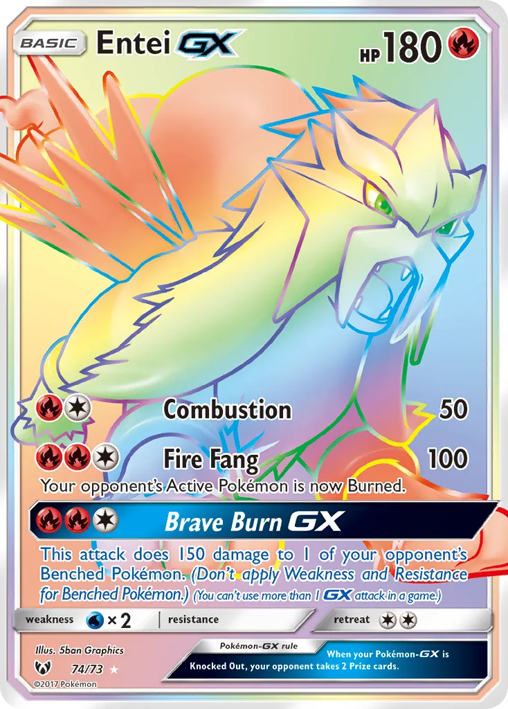 Entei-GX - Shining Legends