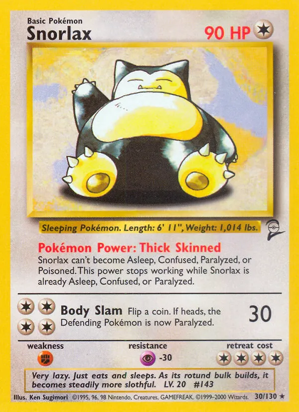 Snorlax - Base Set 2