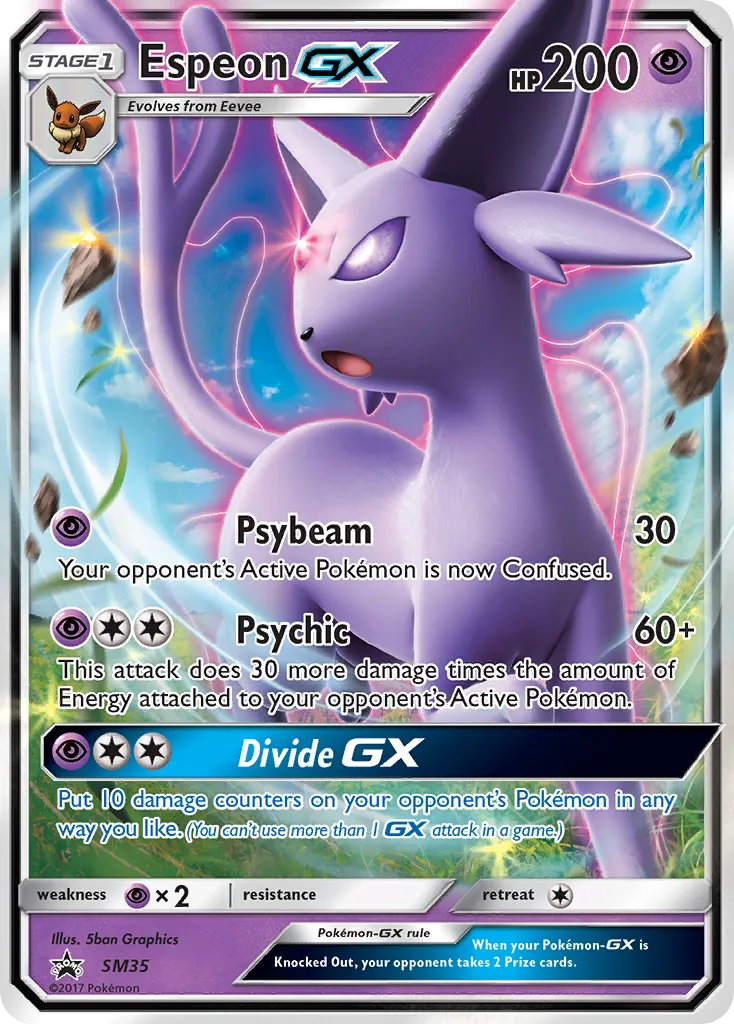 Espeon-GX - SM Black Star Promos