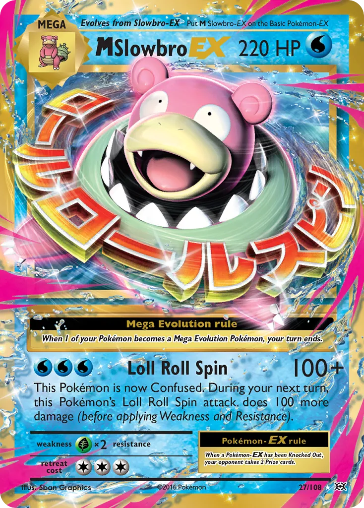 M Slowbro-EX - Evolutions