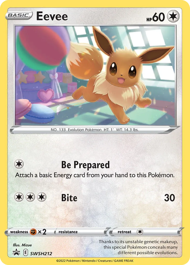 Eevee - SWSH Black Star Promos