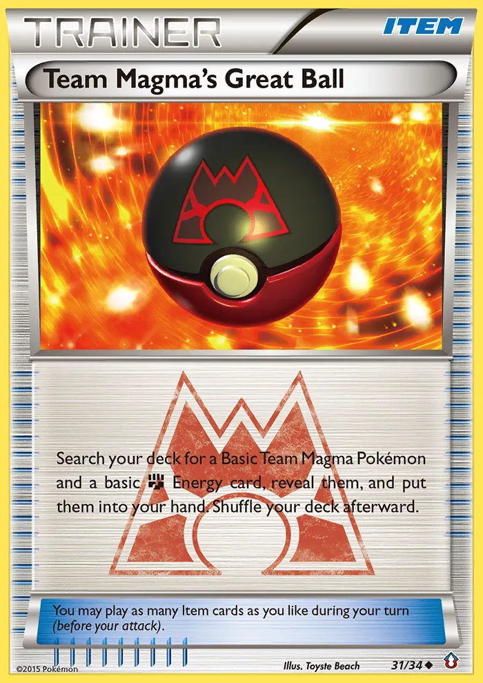 Team Magma's Great Ball - Double Crisis