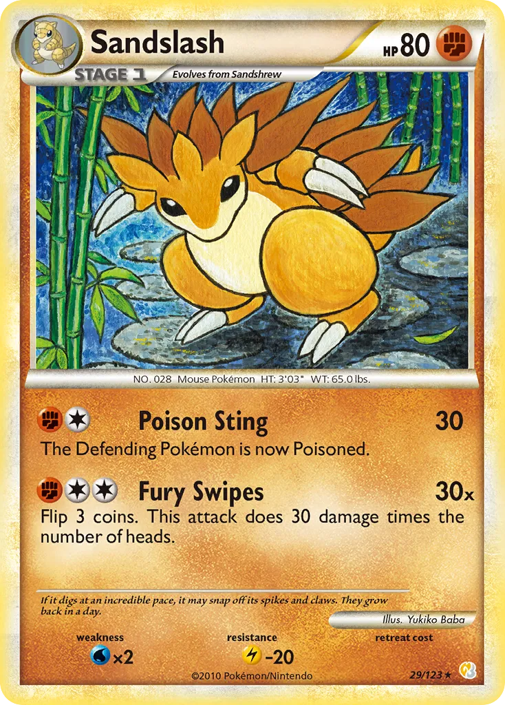 Sandslash - HeartGold & SoulSilver