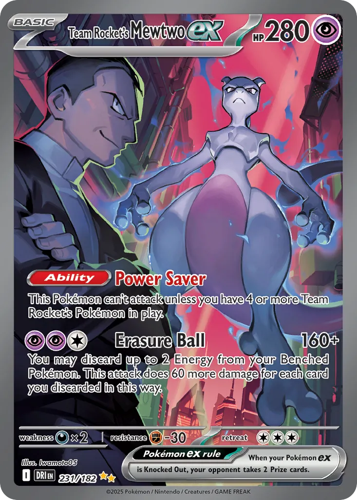 Team Rocket's Mewtwo ex - Destined Rivals