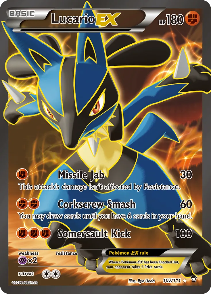 Lucario-EX - Furious Fists
