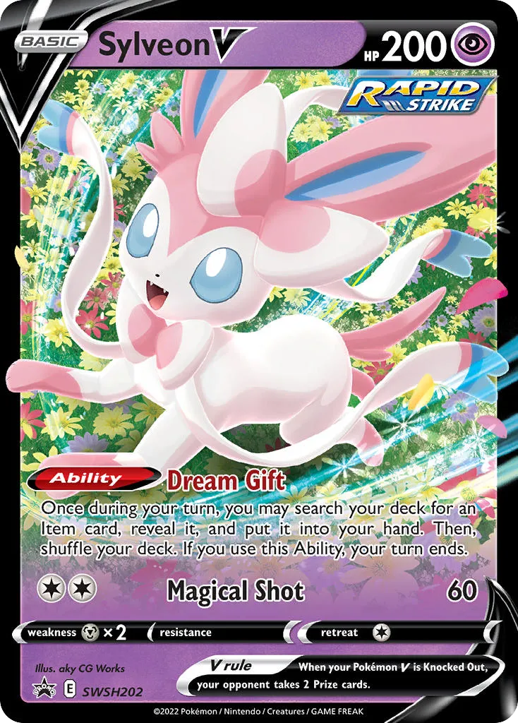 Sylveon V - SWSH Black Star Promos