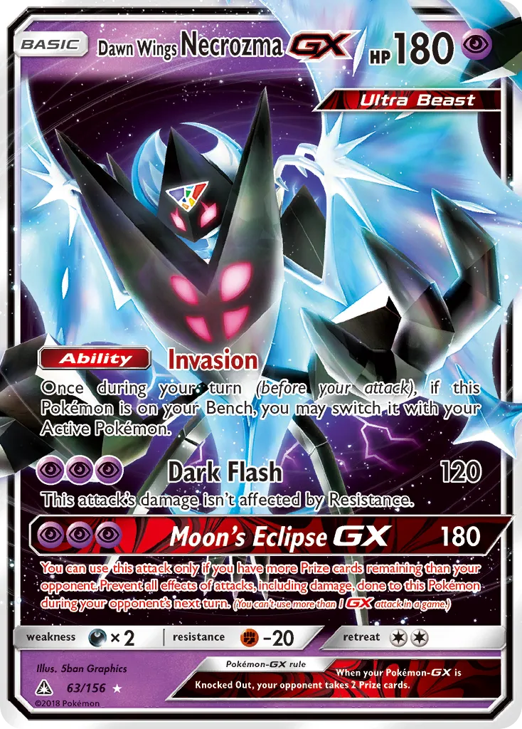 Dawn Wings Necrozma-GX - Ultra Prism