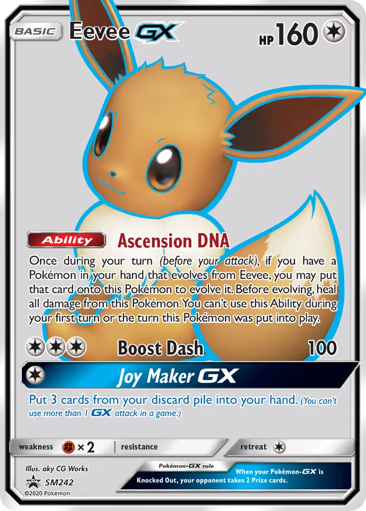 Eevee-GX - SM Black Star Promos