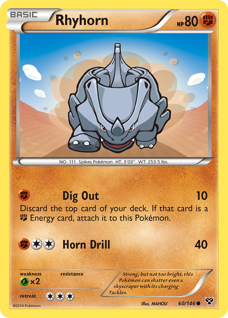 Rhyhorn - XY