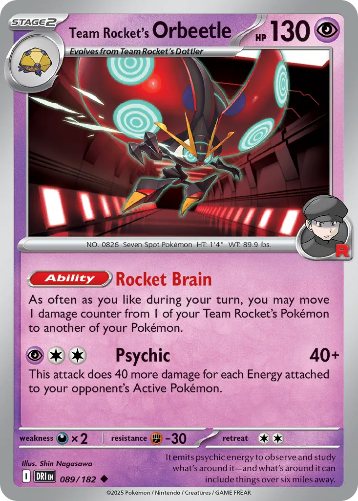 Team Rocket's Orbeetle - Destined Rivals