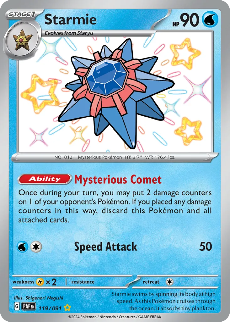 Starmie - Paldean Fates