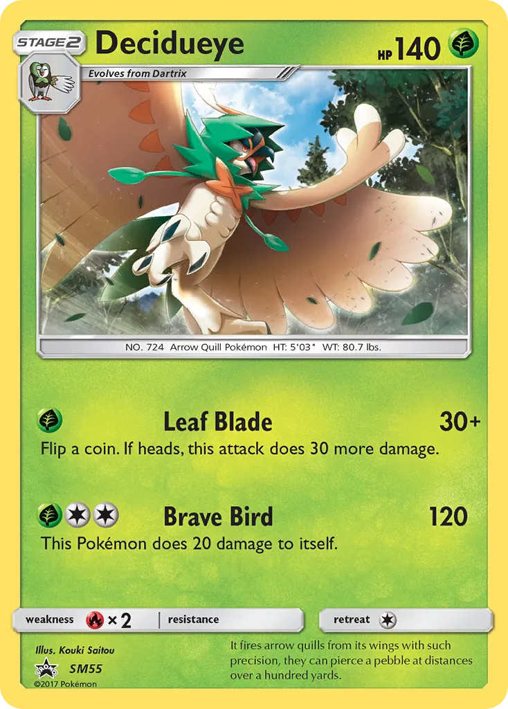 Decidueye - SM Black Star Promos
