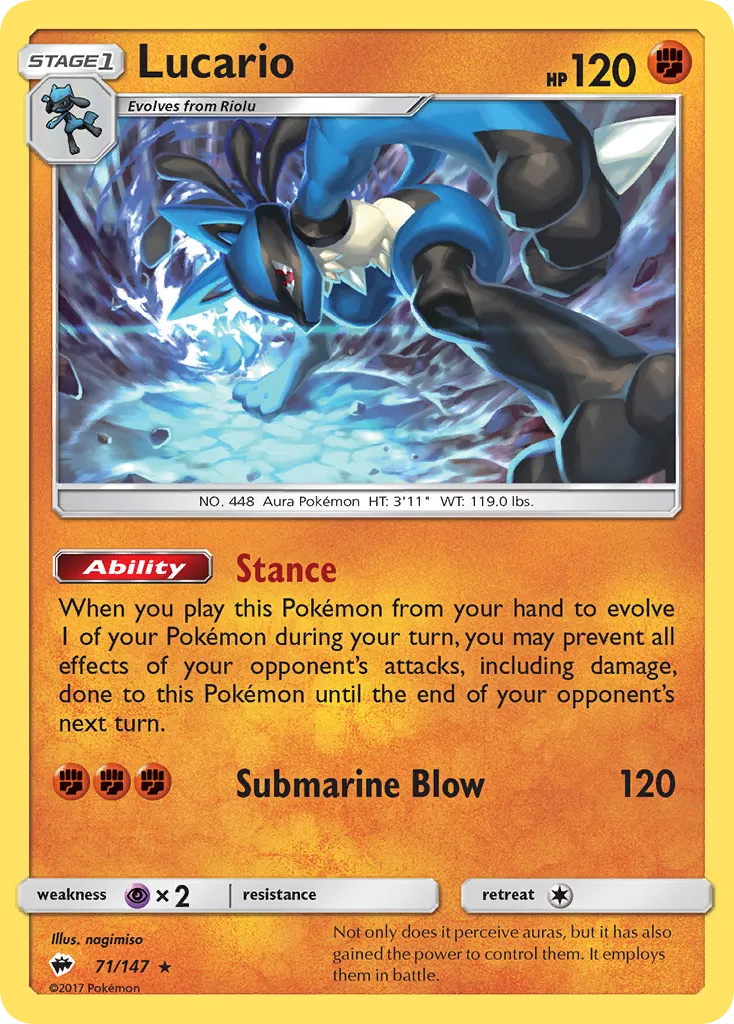 Lucario - Burning Shadows