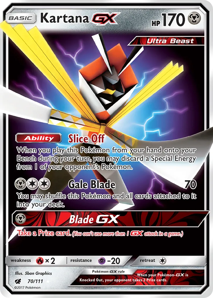 Kartana-GX - Crimson Invasion