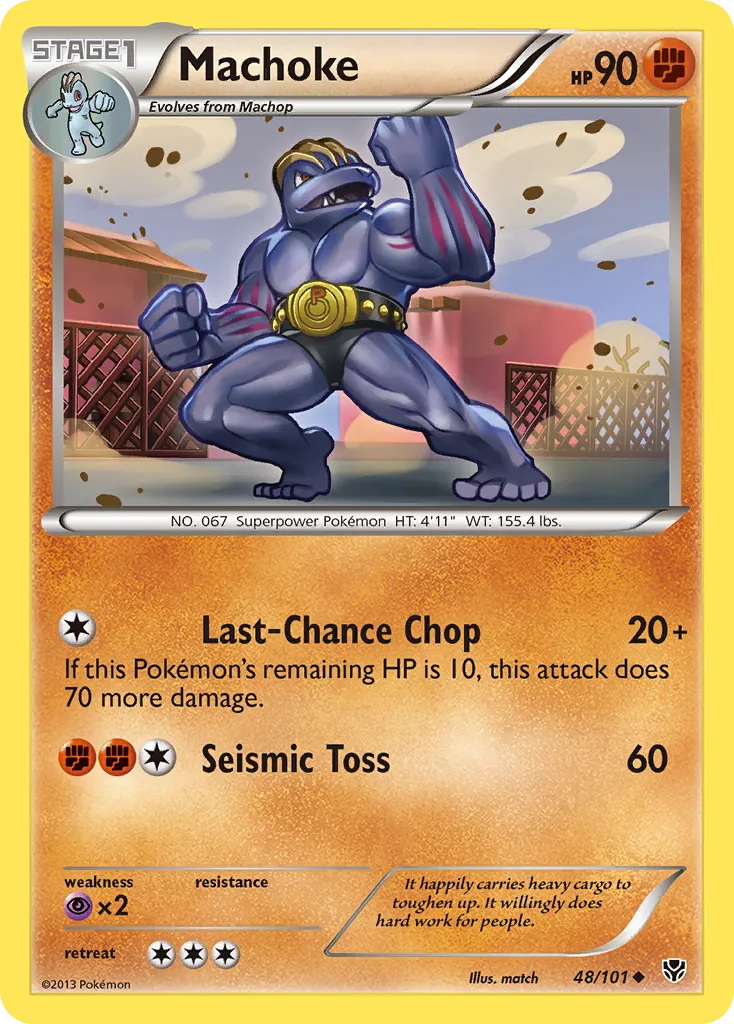 Machoke - Plasma Blast