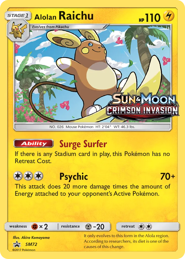Alolan Raichu - SM Black Star Promos