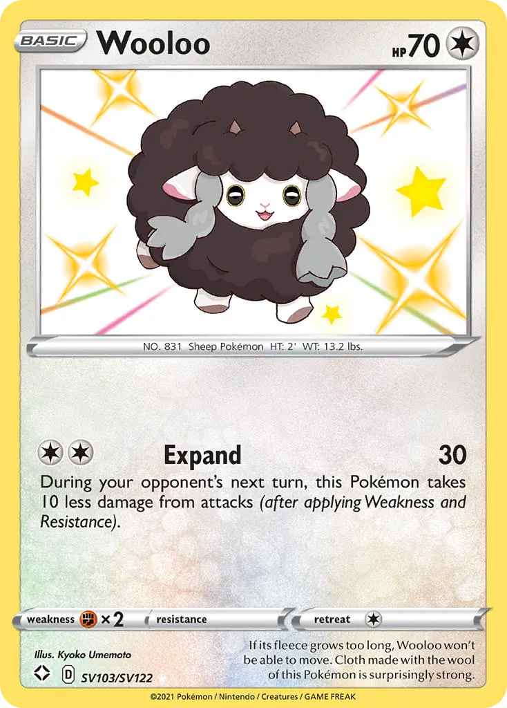 Wooloo - Shining Fates Shiny Vault