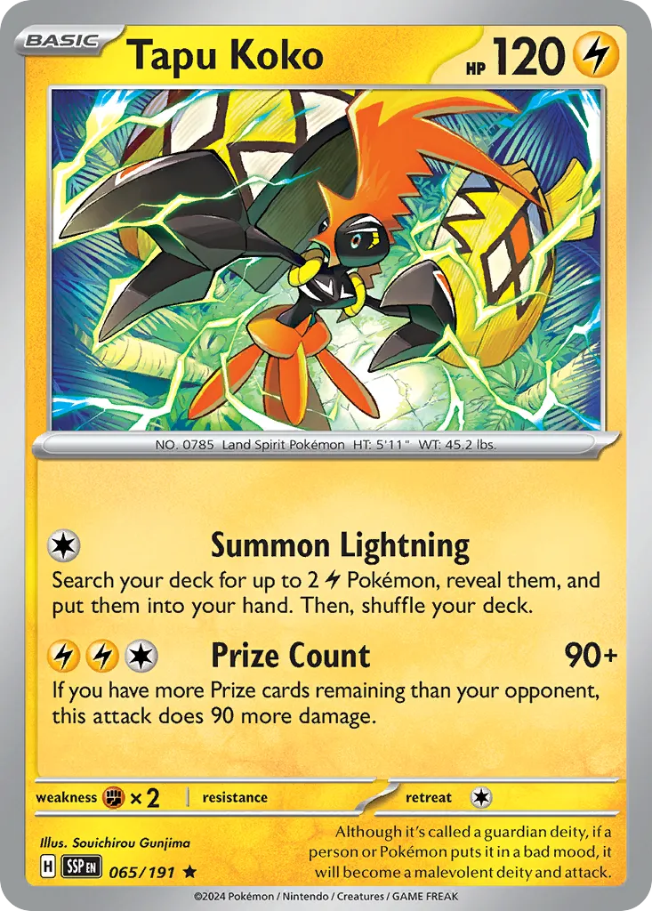 Tapu Koko - Surging Sparks
