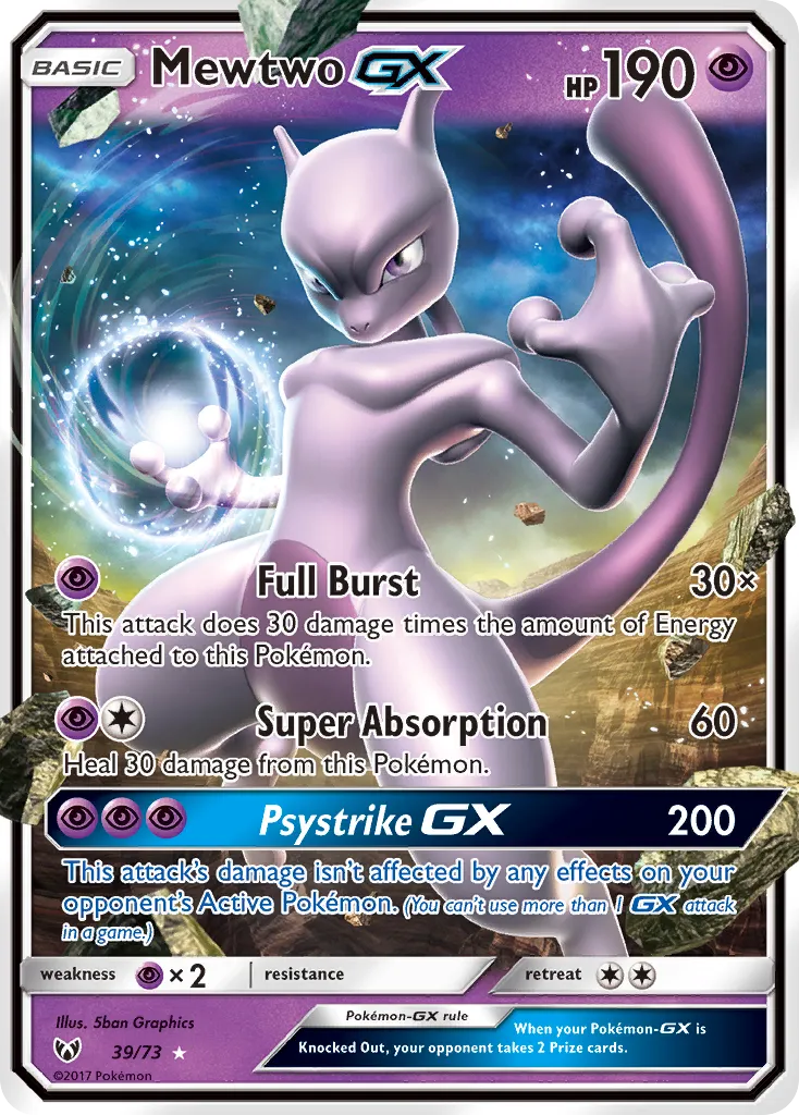 Mewtwo-GX - Shining Legends