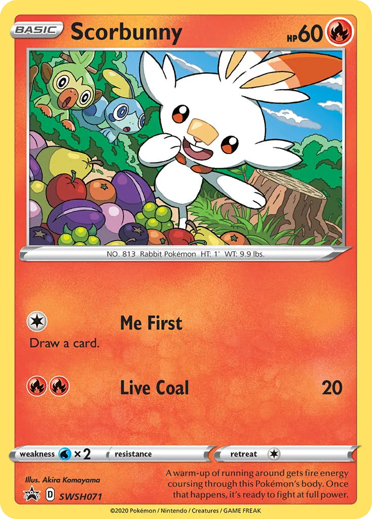 Scorbunny - SWSH Black Star Promos