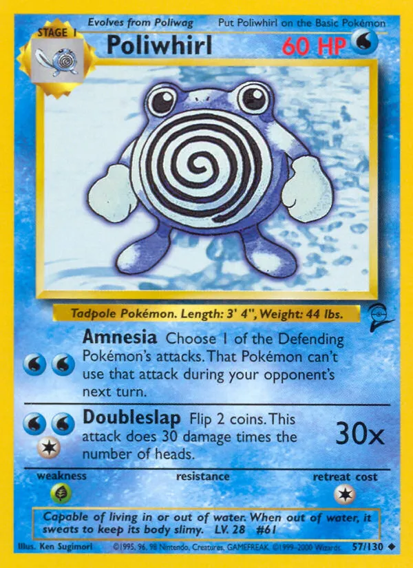 Poliwhirl - Base Set 2