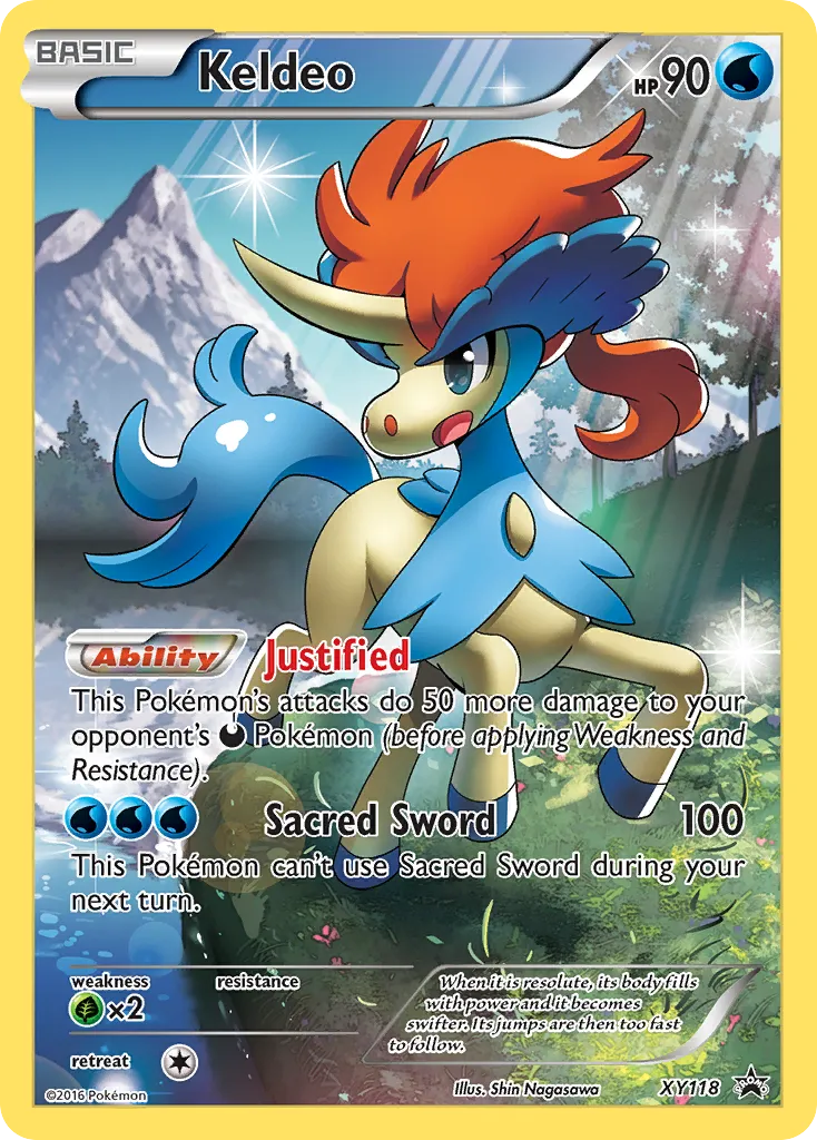 Keldeo - XY Black Star Promos