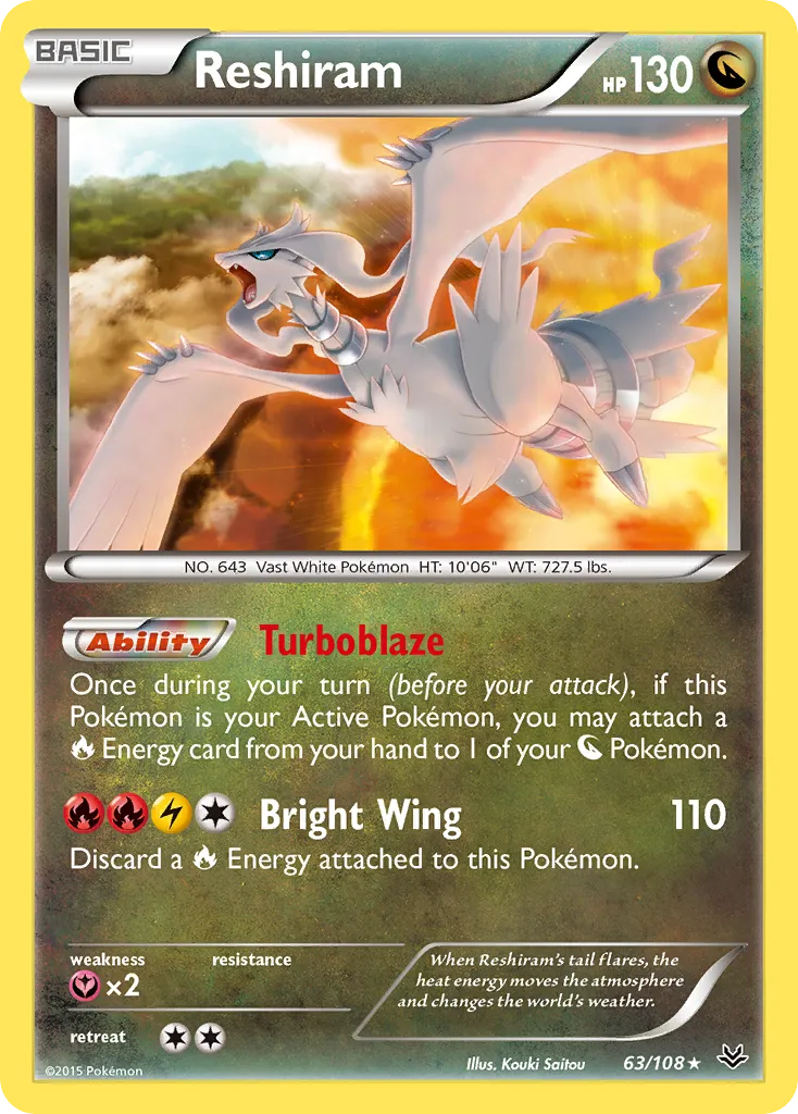 Reshiram - Roaring Skies