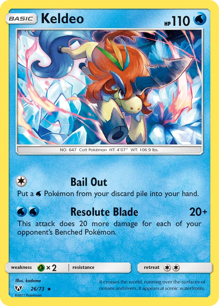 Keldeo - Shining Legends