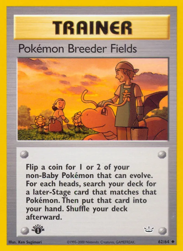 Pokémon Breeder Fields - Neo Revelation