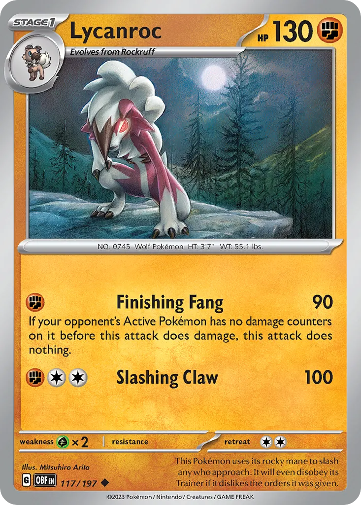 Lycanroc - Obsidian Flames
