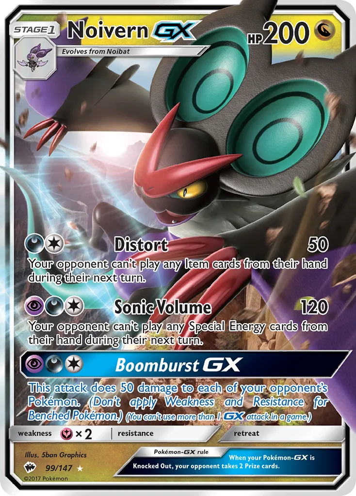 Noivern-GX - Burning Shadows