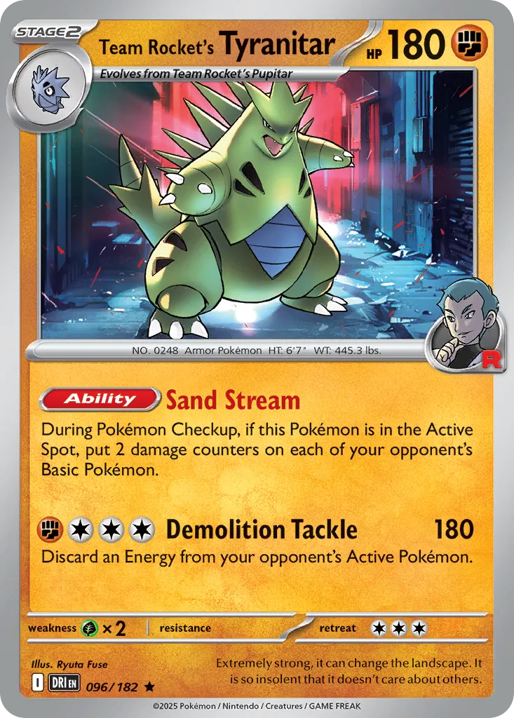 Team Rocket's Tyranitar - Destined Rivals