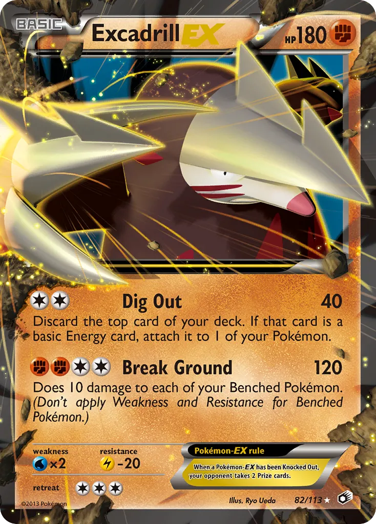 Excadrill-EX - Legendary Treasures