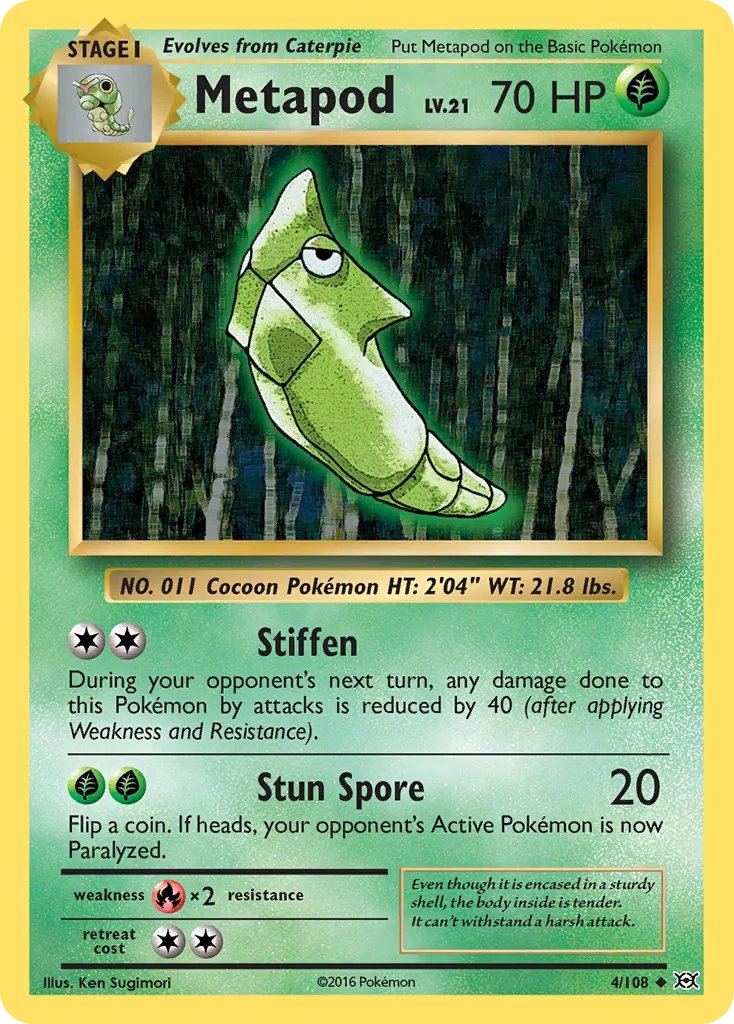Metapod - Evolutions