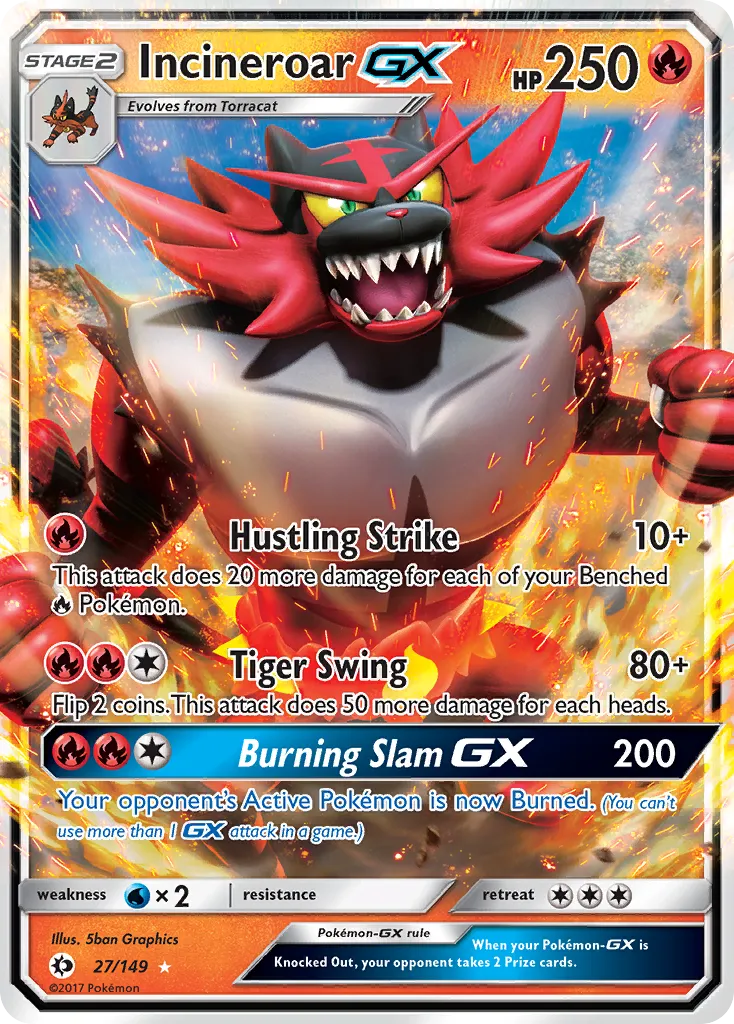 Incineroar-GX - Sun & Moon