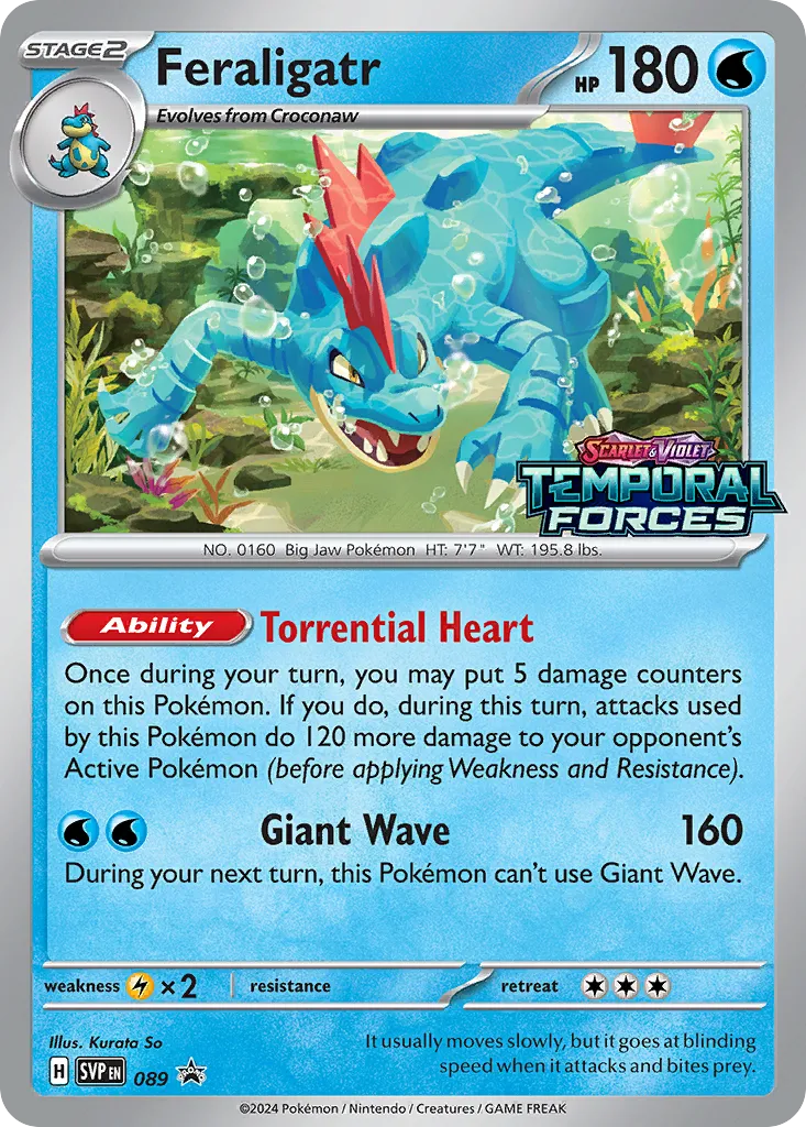 Feraligatr - Scarlet & Violet Black Star Promos