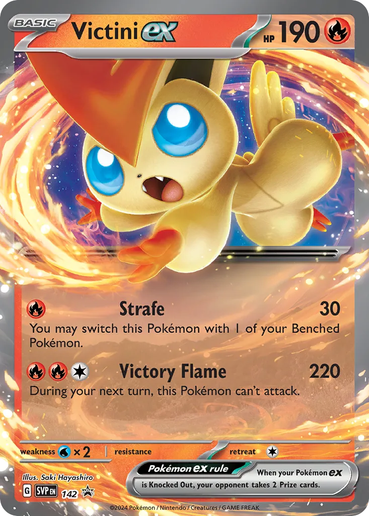 Victini ex - Scarlet & Violet Black Star Promos