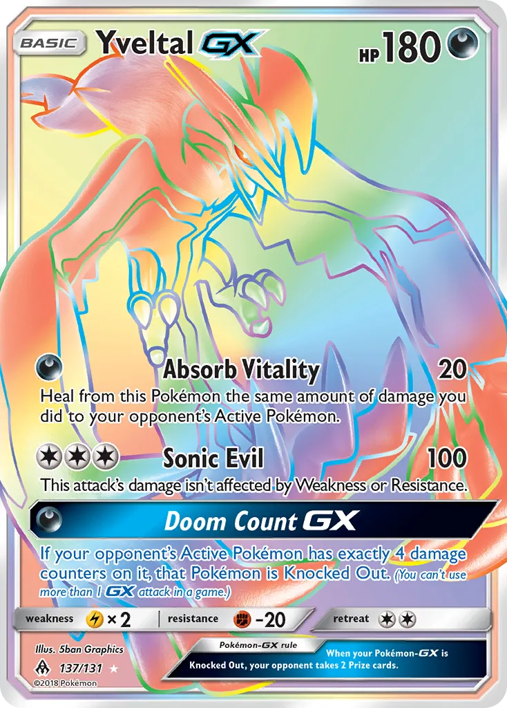 Yveltal-GX - Forbidden Light