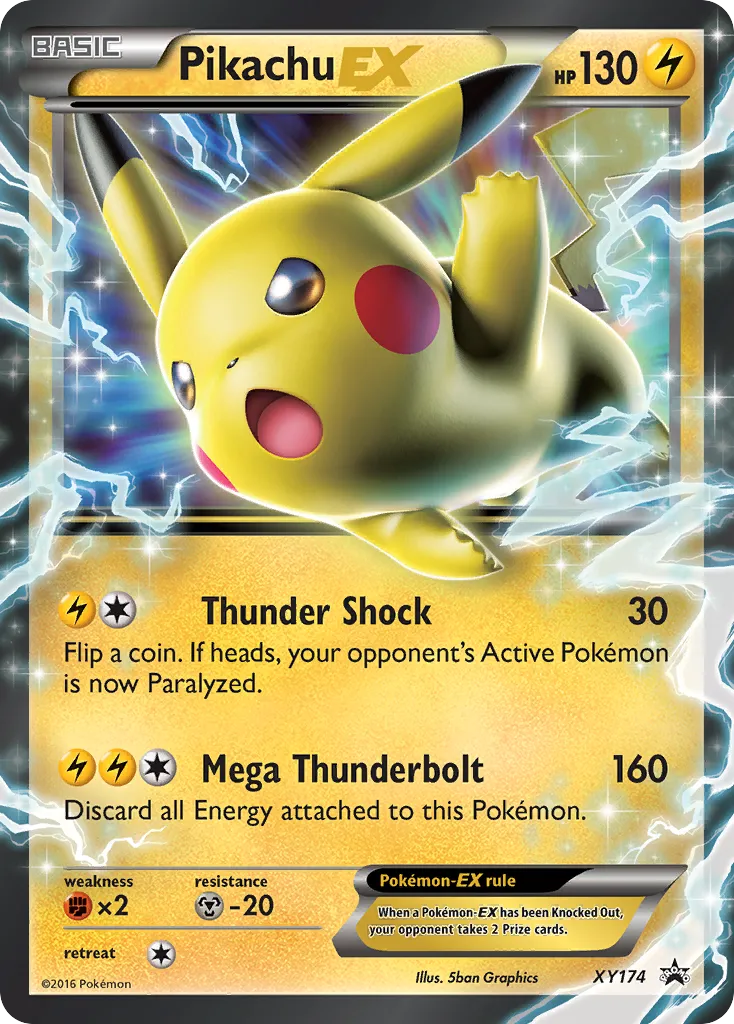 Pikachu-EX - XY Black Star Promos