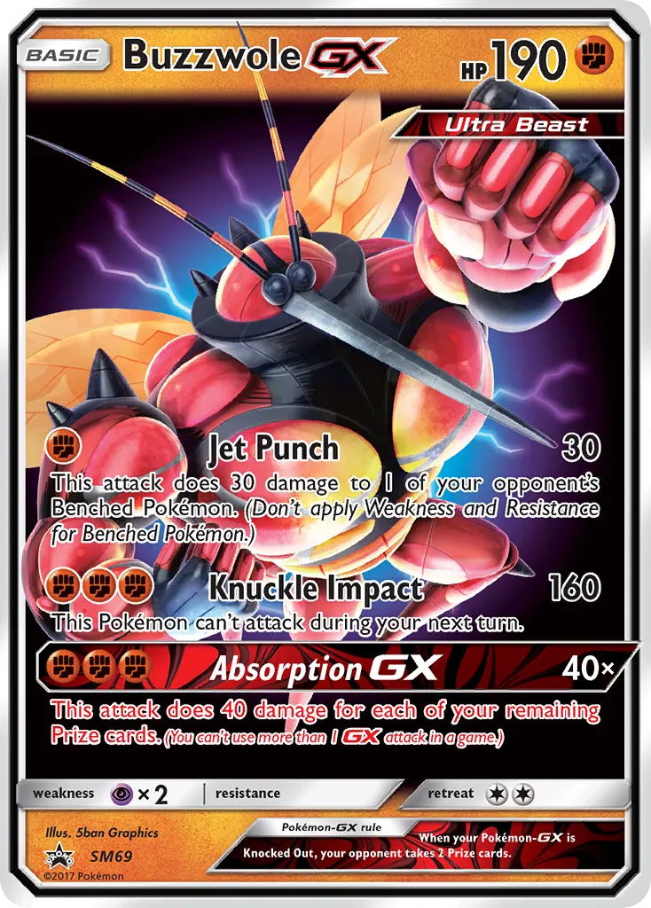 Buzzwole-GX - SM Black Star Promos