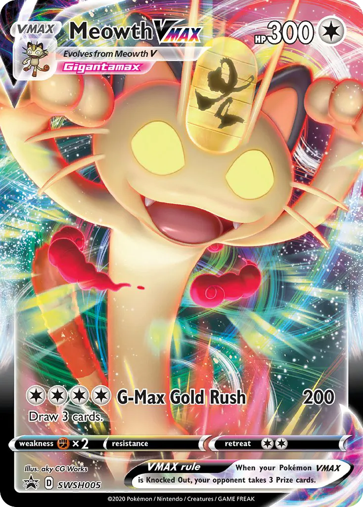 Meowth VMAX - SWSH Black Star Promos
