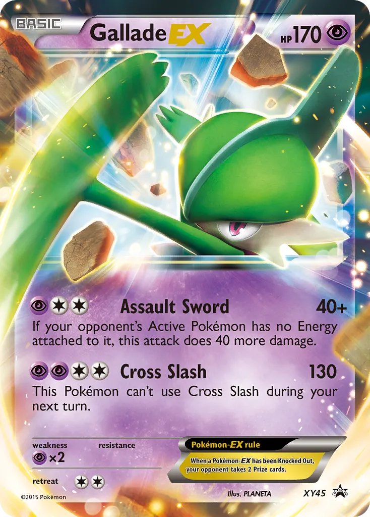Gallade-EX - XY Black Star Promos
