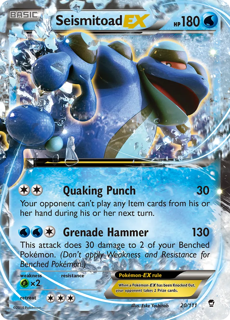 Seismitoad-EX - Furious Fists