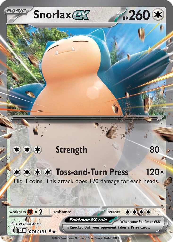 Snorlax ex - Prismatic Evolutions